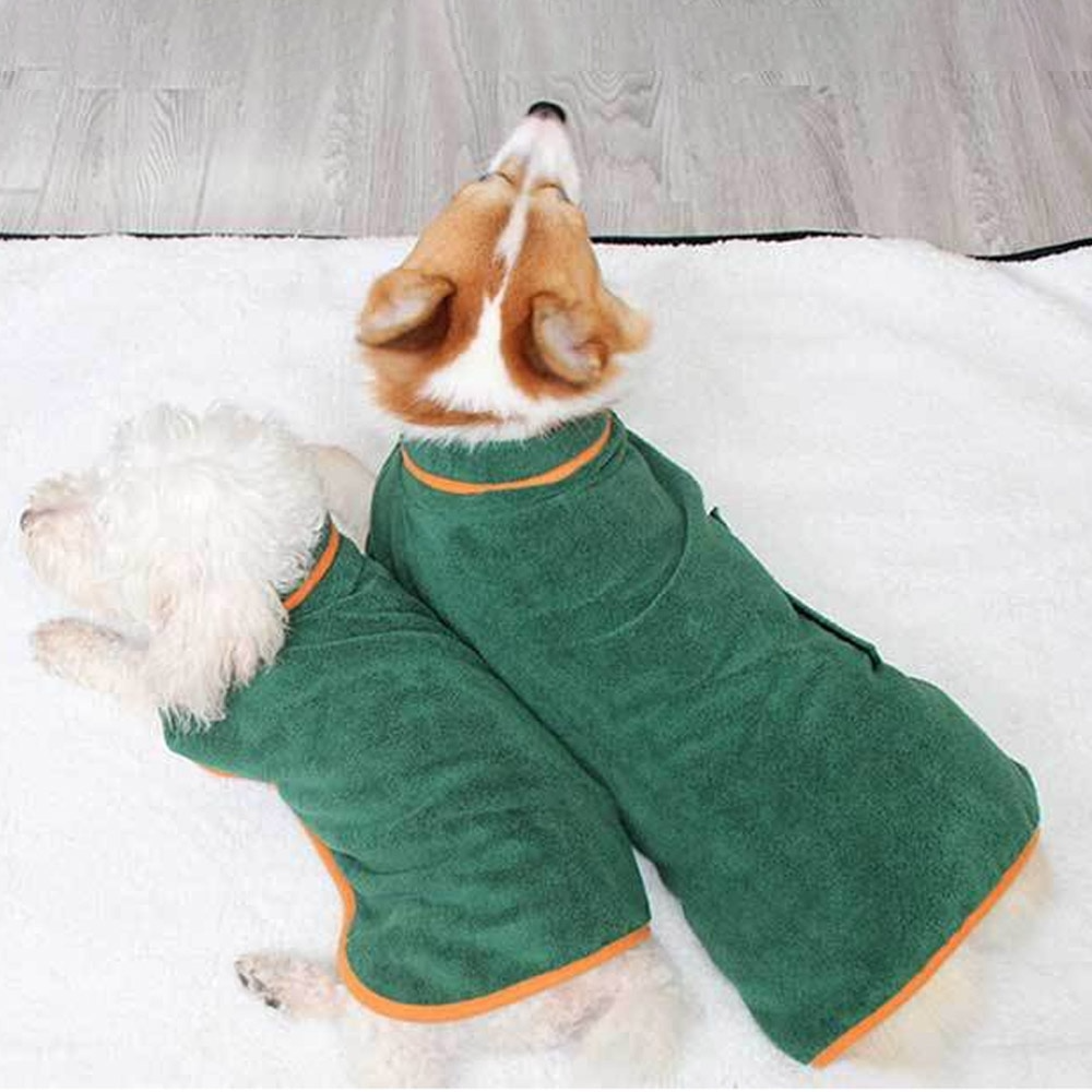 Dog Bathrobe Towel –