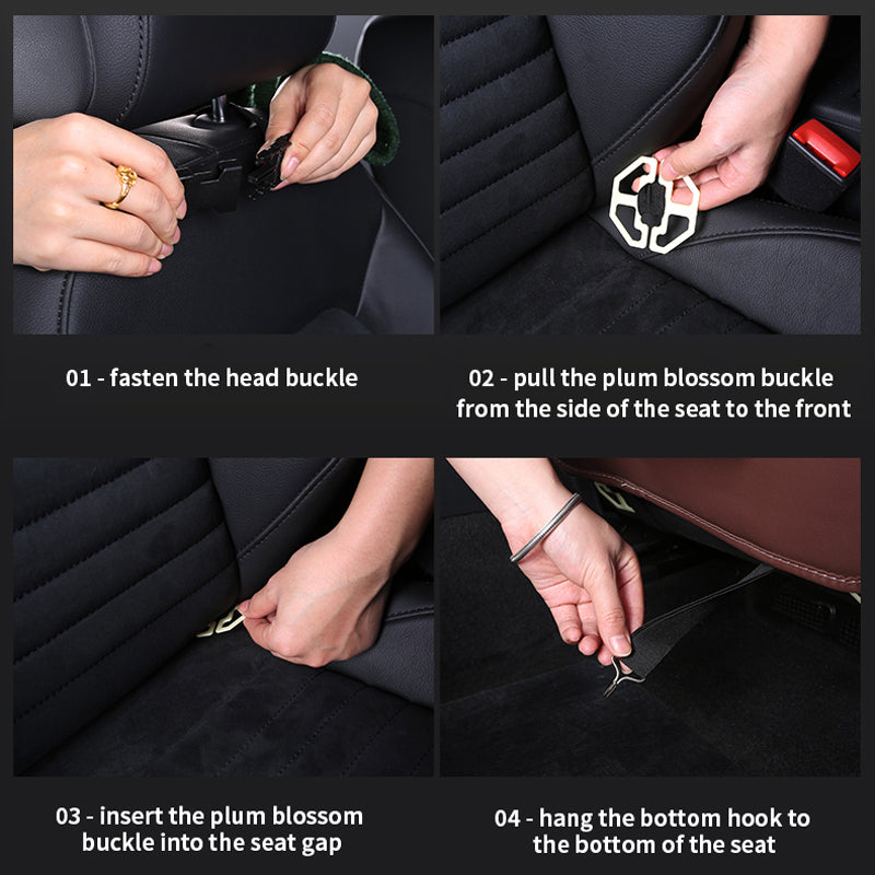 Car Back Seat Organizer Storage Bag with Foldable Table –