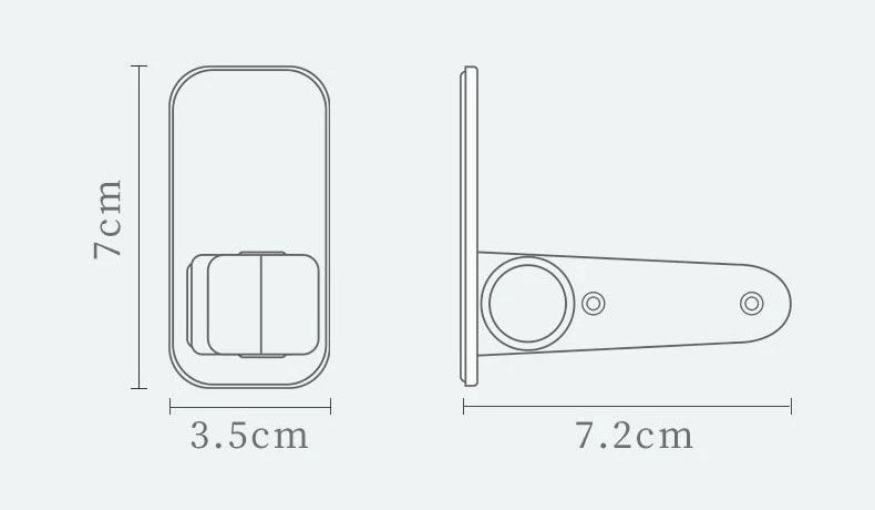 Stainless Steel Child Safety Lock – Strong Cabinet, Fridge, and Window Protection