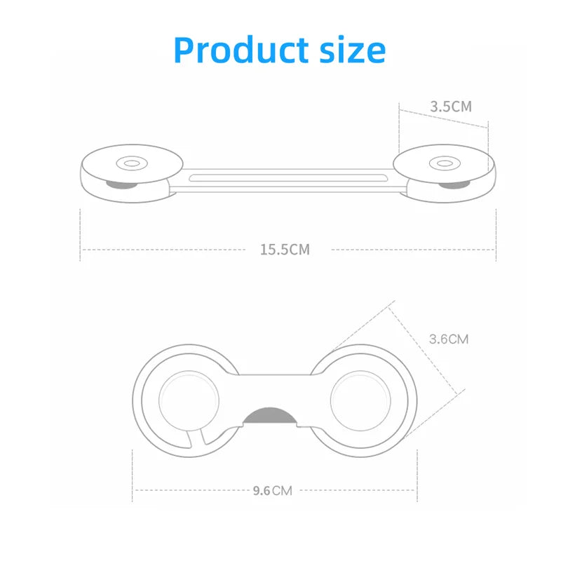 Stainless Steel Child Safety Lock – Strong Cabinet, Fridge, and Window Protection