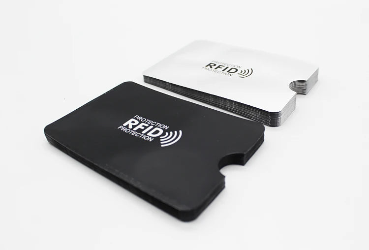 10-Piece RFID Blocking Card Holder – Secure Aluminum Protection for Your Cards –