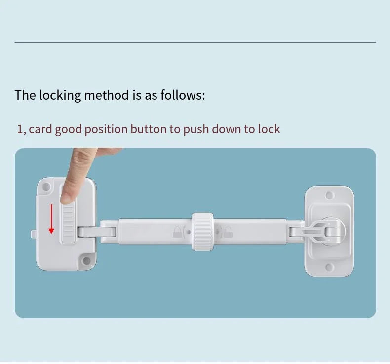 Child Safety Window Lock – ABS Stopper for Falling Prevention and Baby Protection