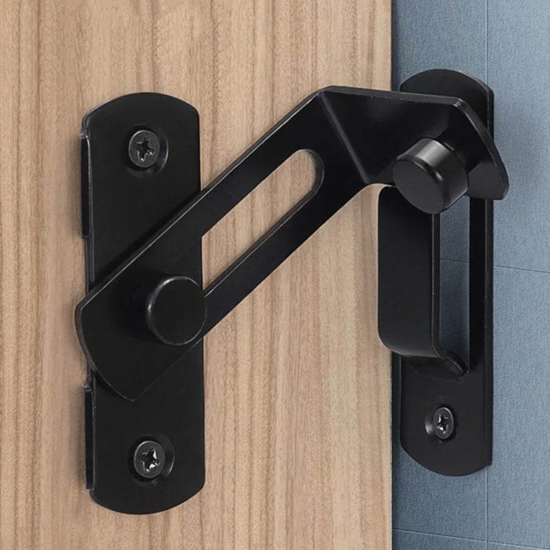 90° Sliding Barn Door Latch – Secure Lock for Gates, Cabinets, Closets, and Windows