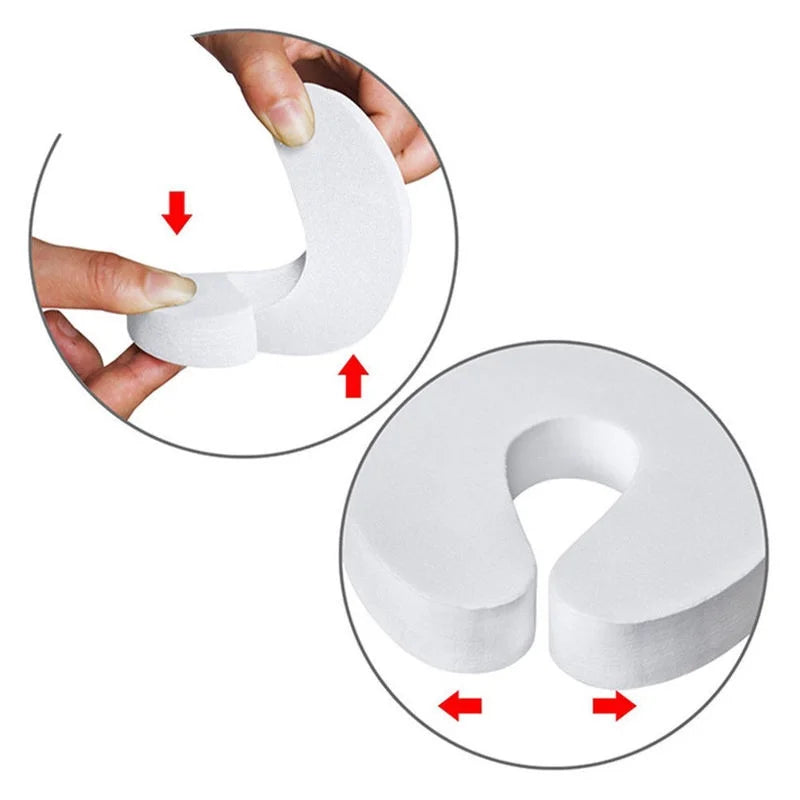 4-Piece Child Finger Protector Door Stoppers – Safety Guards for Pinch-Free Doors –