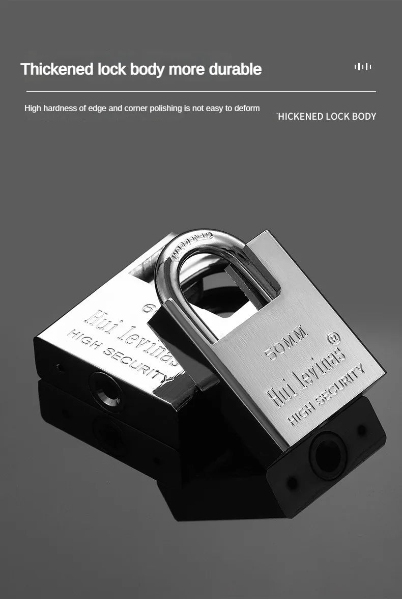 40mm Stainless Steel Padlock – Durable, Anti-Theft & Waterproof Security Solution –