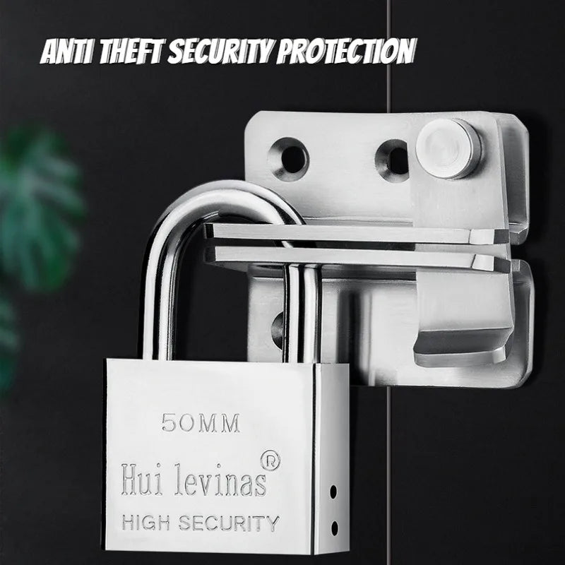 Stainless Steel Padlock Household Small Lock Head Anti-theft and Anti Prying Lock Dormitory Waterproof and Anti Rust Lock Locker –