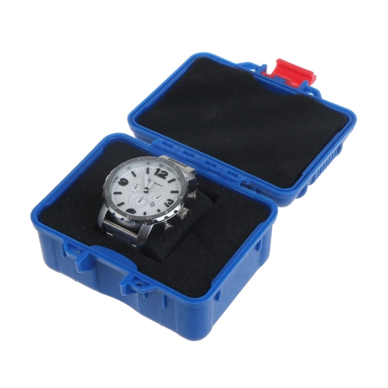 Sleek Waterproof Watch Storage Case –