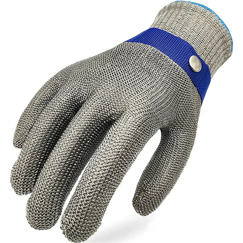 Stainless Steel Cut-Resistant Glove – Safety Mesh Glove for Butchers, Cutting, and Fish-Killing