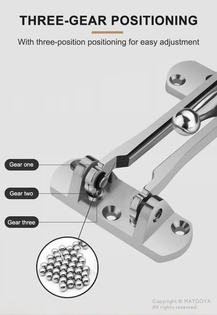 Anti-theft Buckle Door Bolt Door Lock Buckle Hasp Door Anti-lock Buckle Household Thickening Mute Anti-rust –