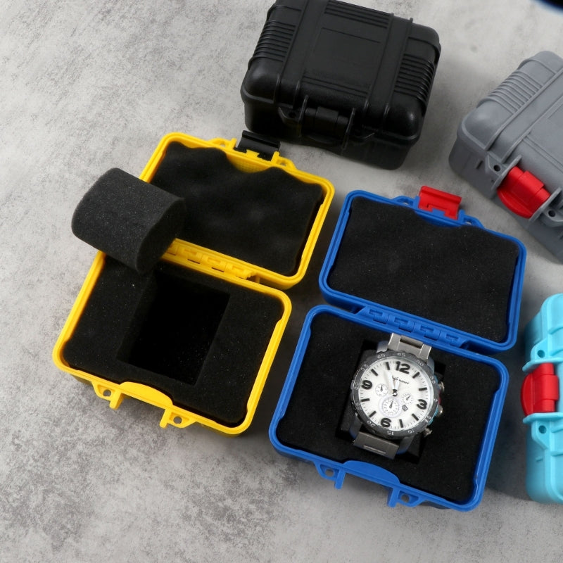 Sleek Waterproof Watch Storage Case –