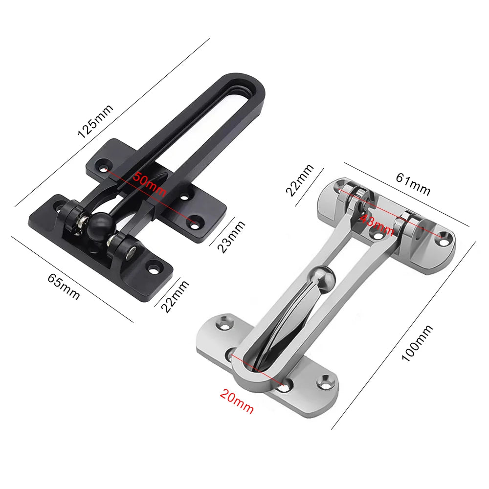 Anti-theft Buckle Door Bolt Door Lock Buckle Hasp Door Anti-lock Buckle Household Thickening Mute Anti-rust –