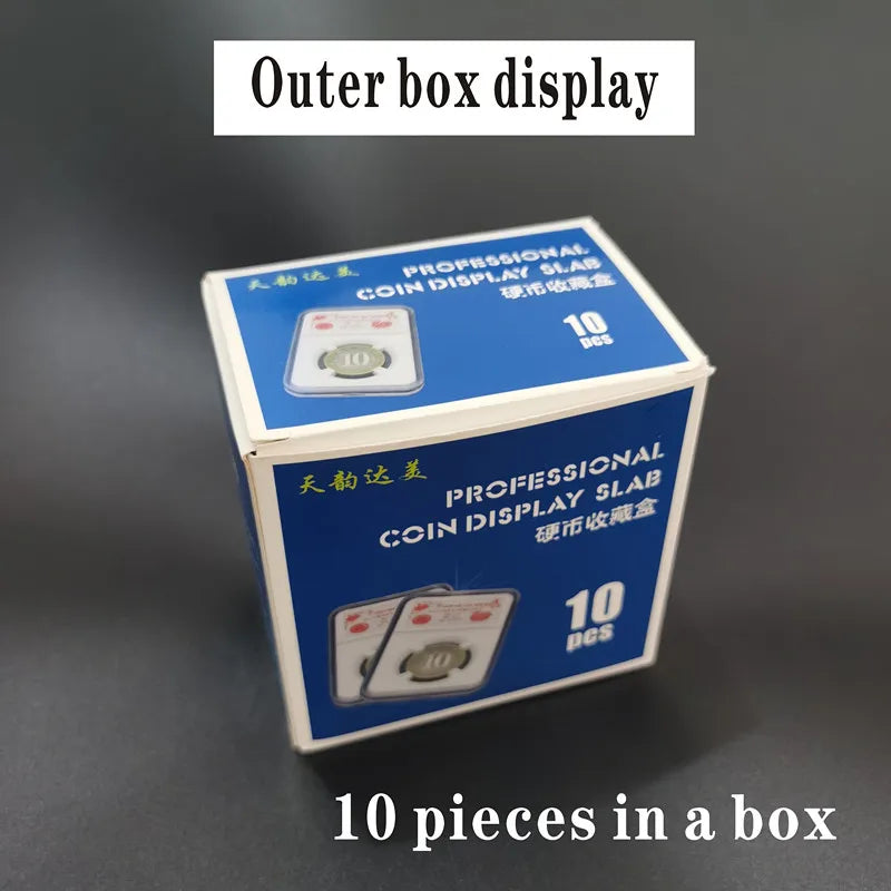 Commemorative coin display box Silver Dollar collection box Gift box Protection box Coin coin packaging rating coin identificati –