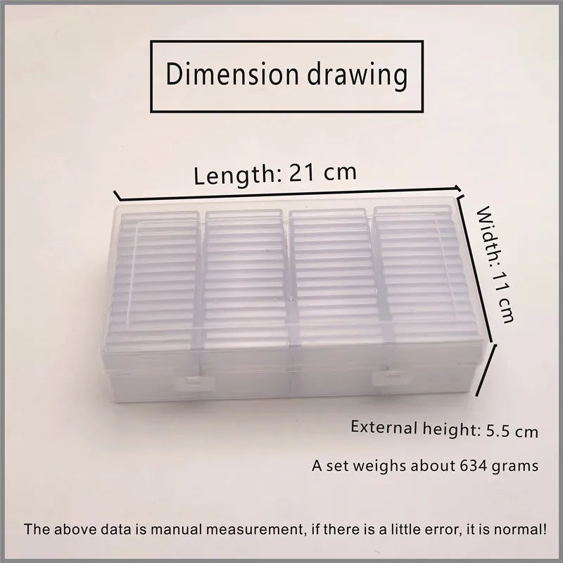 Contains 60 small square box round box 30mm commemorative coin collection box adjustable inner 40mm commemorative coin storage b –