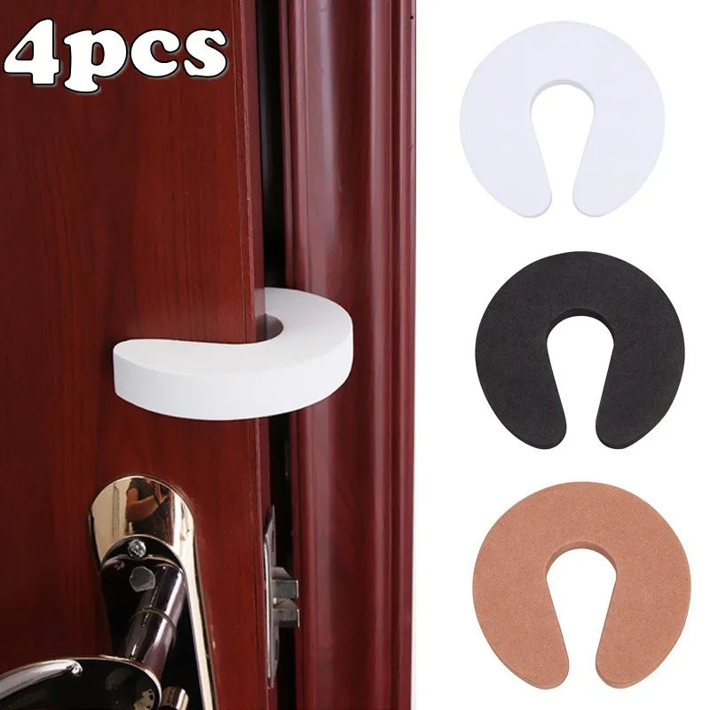 4-Piece Child Finger Protector Door Stoppers – Safety Guards for Pinch-Free Doors –