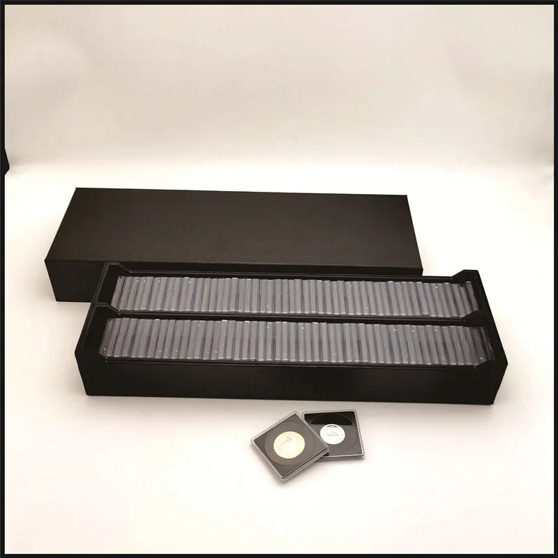 100-Slot Anti-Oxidation Square Coin Box –