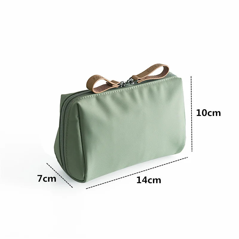 Simple Solid Color Cosmetic Bag for Women 2022 New Makeup Bag Pouch Toiletry Bag Waterproof Make Up Purses Case Hot Dropshipping –