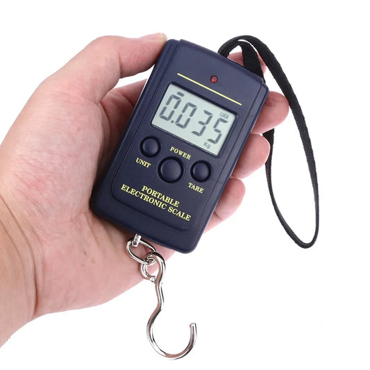 Mini Digital Hanging Scale – 40kg/10g Portable Weighing Tool for Travel –