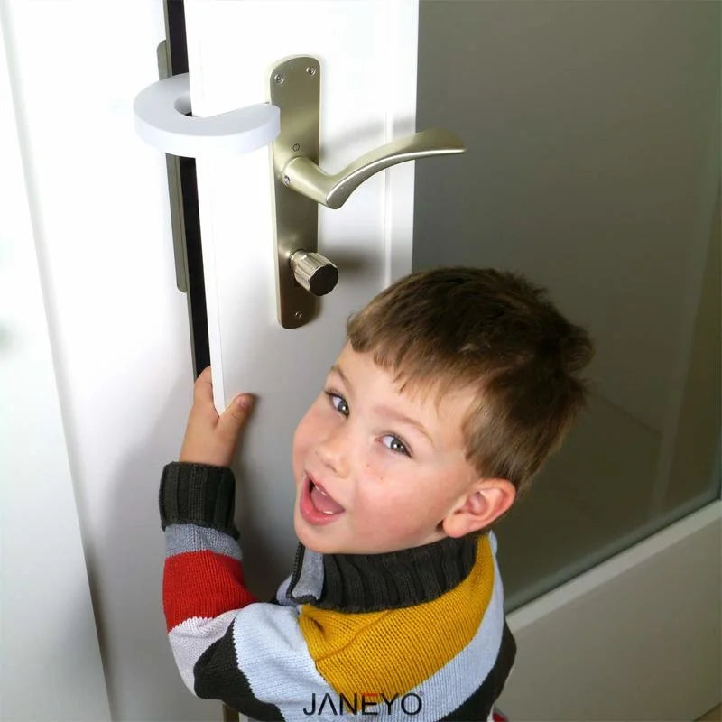 4-Piece Child Finger Protector Door Stoppers – Safety Guards for Pinch-Free Doors –