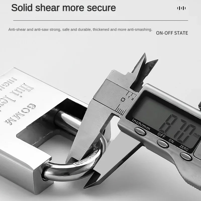 40mm Stainless Steel Padlock – Durable, Anti-Theft & Waterproof Security Solution –