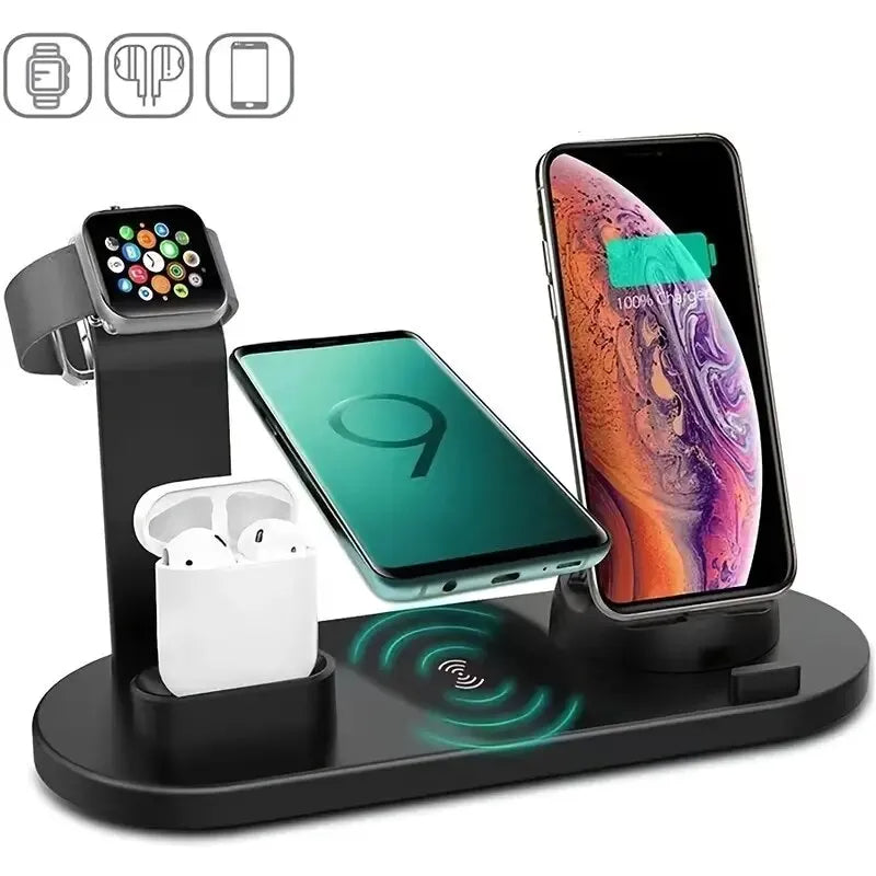 5 In 1 Wireless Charger Stand Pad For iPhone –