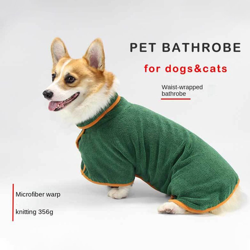 Dog Bathrobe Towel –