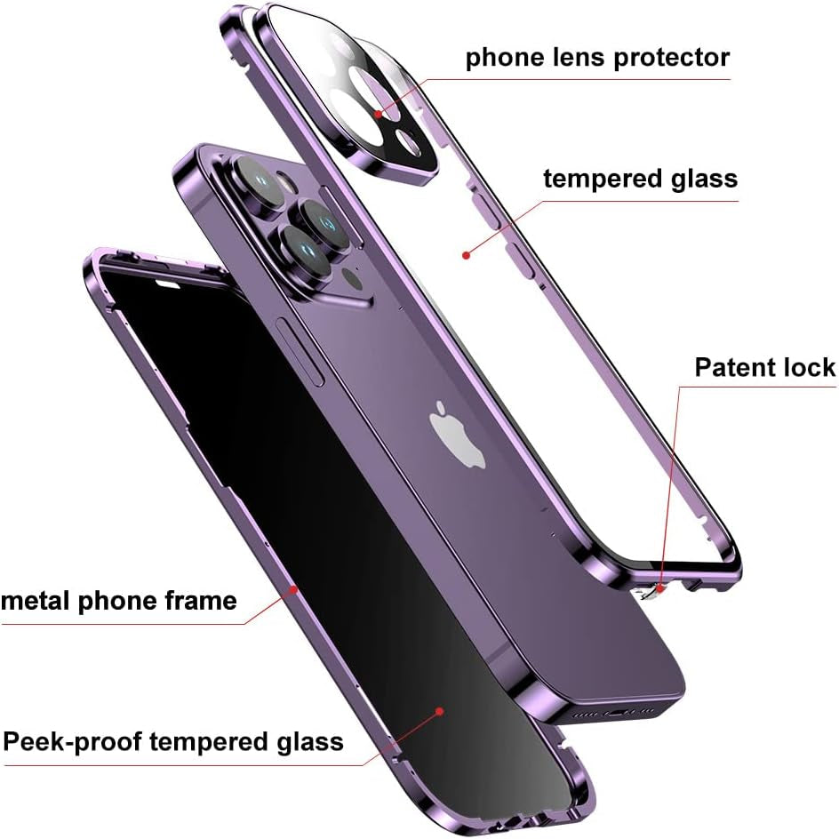 Anti-Peep Privacy Magnetic Adsorption Case for iPhone –