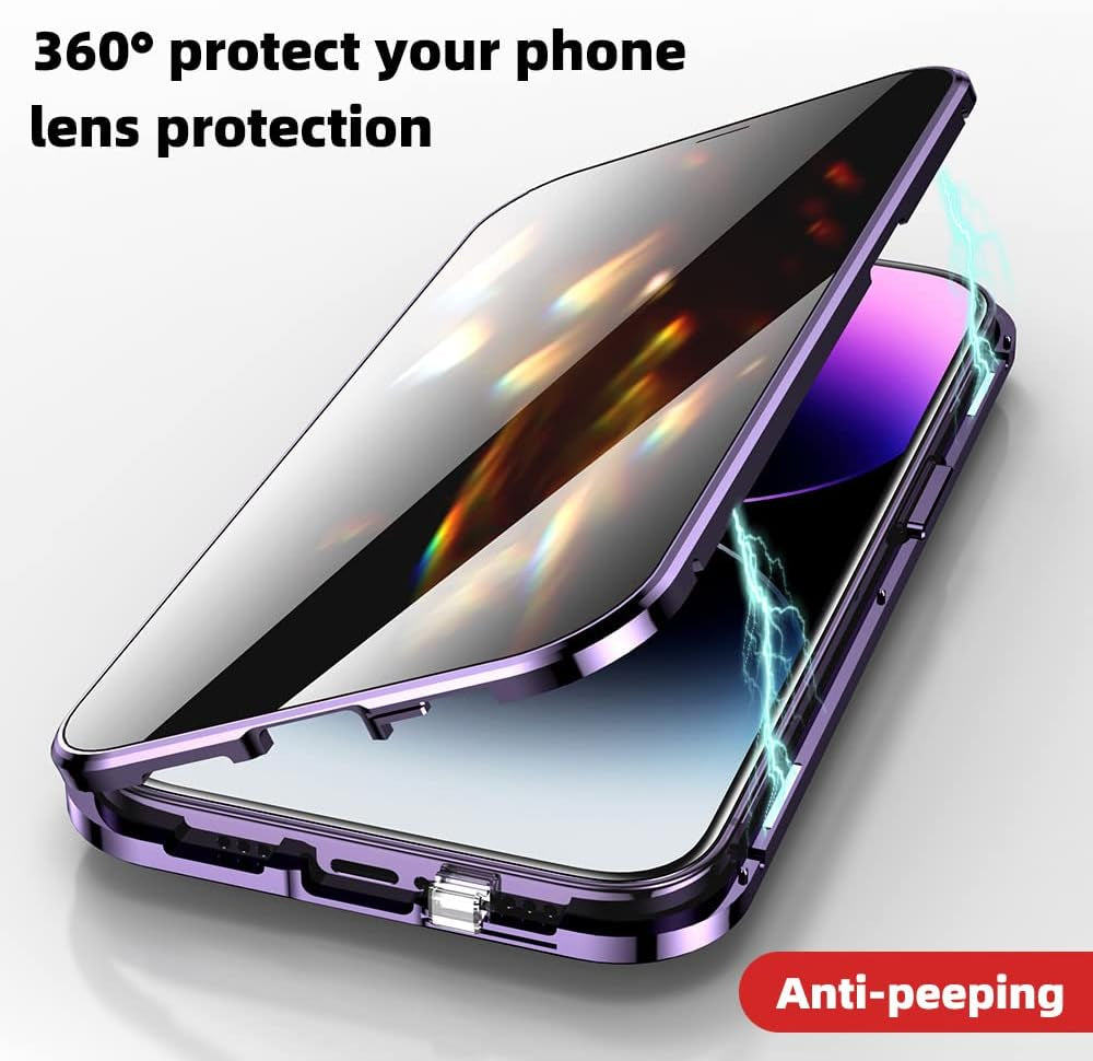 Anti-Peep Privacy Magnetic Adsorption Case for iPhone –